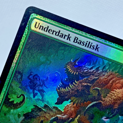 Magic the Gathering Underdark Basilisk Foil Card AFR 2021 - Image 3
