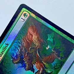 Magic the Gathering Underdark Basilisk Foil Card AFR 2021 - Image 4
