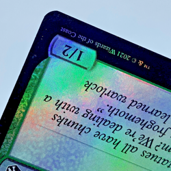 Magic the Gathering Underdark Basilisk Foil Card AFR 2021 - Image 5