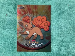 2000 Topps Chrome Pokemon Series 1 #37 Vulpix Base Card Nm/Mint - Image 1