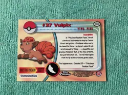 2000 Topps Chrome Pokemon Series 1 #37 Vulpix Base Card Nm/Mint - Image 5