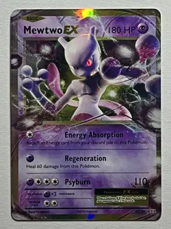 Mewtwo EX 52/108 (NM) Ultra Rare XY Series: Evolutions 2016 Pokemon Card - Image 1