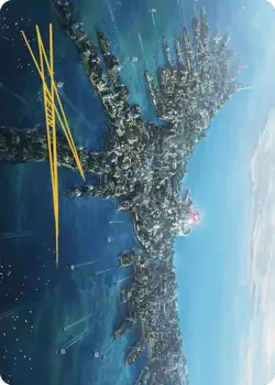 Restless Anchorage Art Card (Gold-Stamped Signature) - 42 / English / Near Mint - Image 1