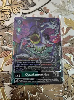 Digimon Card Game Quartzmon ACE EX10-023 SR Sinister Order - Image 1