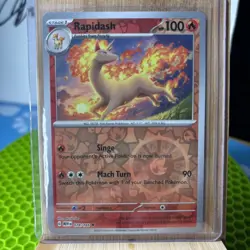 Rapidash 078/165 Scarlet & Violet 151 Reverse Holo Pokemon TCG Card NM - Image 1