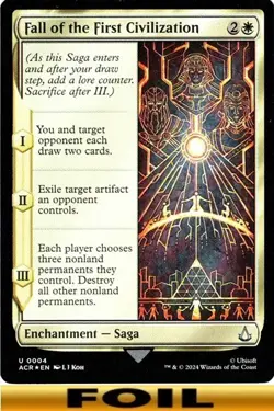 1x - Fall of the First Civilization - FOIL Saga - Assassin's Creed - CUC NM MTG - Image 1
