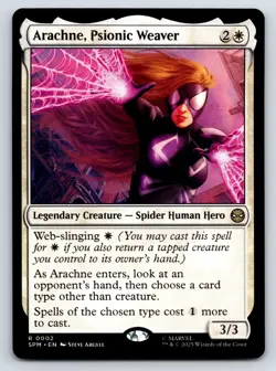 Arachne, Psionic Weaver MTG Magic the Gathering R Marvel's Spider-Man 2 NM - Image 1
