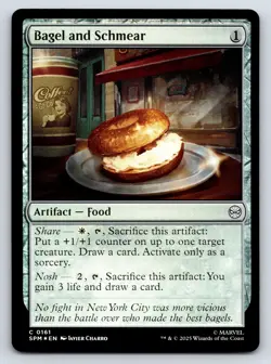 Bagel and Schmear MTG FOIL C Marvel's Spider-Man 161 NM - Image 1