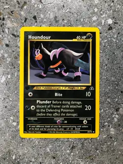 Pokemon TCG Cards 1st Edition Houndour 39/75 Neo Discovery Uncommon NM - Image 1