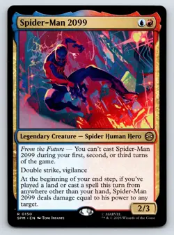 Spider-Man 2099 MTG Magic the Gathering R Marvel's Spider-Man 150 NM - Image 1