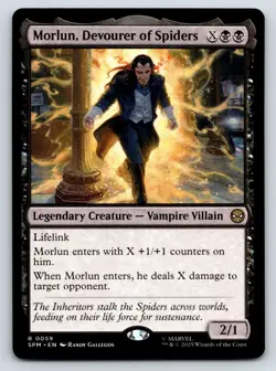 Morlun, Devourer of Spiders MTG Magic the Gathering R Marvel's Spider-Man 59 NM - Image 1