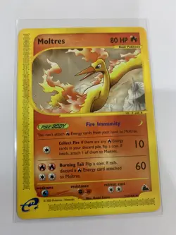 Moltres Non-Holo Rare 21/144 - 2003 Skyridge E-Series Rare Pokemon Card NM - Image 1
