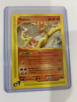 Moltres Non-Holo Rare 21/144 - 2003 Skyridge E-Series Rare Pokemon Card NM - Image 3