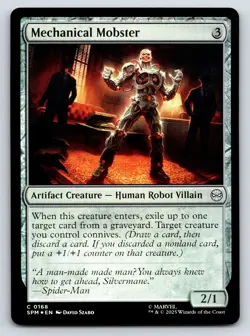 Mechanical Mobster MTG FOIL C Marvel's Spider-Man 168 NM - Image 1