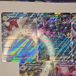 Pokemon TCG EX Holo 5-Card Lot English: Cetitan Marnie's Grimmsnarl Crobat - Image 2