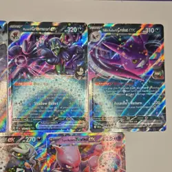 Pokemon TCG EX Holo 5-Card Lot English: Cetitan Marnie's Grimmsnarl Crobat - Image 3