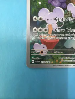 2023 Pokemon Maushold Full Art Holo 226/193 Sv02 “IR” Paldea Evolved EX-NM - Image 2