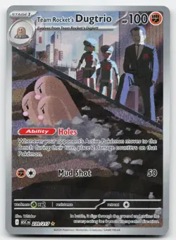 Team Rocket's Dugtrio 239/217 NM - Ascended Heroes - IR - Pokemon TCG - Image 1