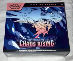 Pokemon Chaos Rising Elite Trainer Box Factory Sealed ETB - Image 1
