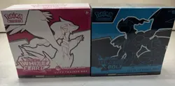 Black Bolt and White Flare POKEMON CENTER ETB Elite Trainer Box SEALED SET - Image 1