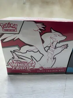 Black Bolt and White Flare POKEMON CENTER ETB Elite Trainer Box SEALED SET - Image 2