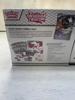 Black Bolt and White Flare POKEMON CENTER ETB Elite Trainer Box SEALED SET - Image 4
