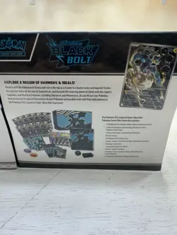 Black Bolt and White Flare POKEMON CENTER ETB Elite Trainer Box SEALED SET - Image 5