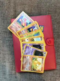 Pokemon TCG Near Complete NonHolo Base Set WOTC Mixed Condition (No Energies) - Image 2