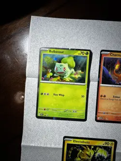 HD COSMOS HOLO Starters + Abra & Electabuzz Set - Pokemon 151 Promo HD - Image 4