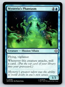 Mysterio's Phantasm MTG FOIL C Marvel's Spider-Man 38 NM - Image 1