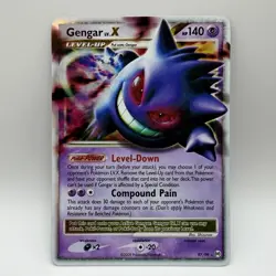 Gengar LV.X 97/99 Arceus Holo Ultra Rare 140 HP English Pokemon TCG 2009 - Image 1