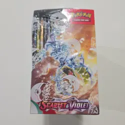 Pokemon Scarlet And Violet Base Booster Box Sealed New Tight Wrap 820650863240 - Image 2