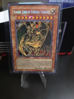 Yugioh TCG Hamon, Lord of Striking Thunder CT03-EN006 Limited Edition LP/MP+ - Image 1