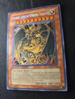 Yugioh TCG Hamon, Lord of Striking Thunder CT03-EN006 Limited Edition LP/MP+ - Image 3