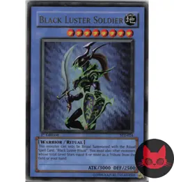 Yugioh Black Luster Soldier SYE-024 Ultra Rare 1st Edition NM - Image 1