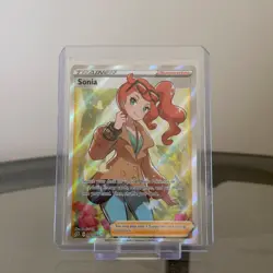 Sonia (Full Art) 192/192 Swsh02: Rebel Clash Holo Pokemon Card trainer rare - Image 1