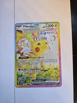Pikachu EX 238/191 Surging Sparks Special Illustration Rare Pokemon TCG Card - Image 1