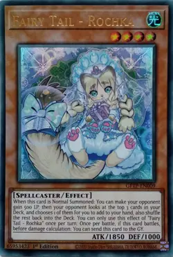 GFTP-EN009 FAIRY TAIL - ROCHKA ULTRA RARE 1ST EDITION YuGiOh CARD - Image 1