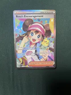 Rosa’s Encouragement 123/088 SiR Pokemon Card Near Mint English Perfect Order - Image 1