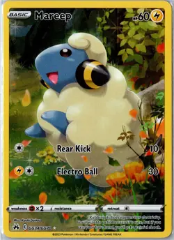 Pokemon Card - Mareep Crown Zenith Galarian Gallery GG34/GG70 Holo NM - Image 1