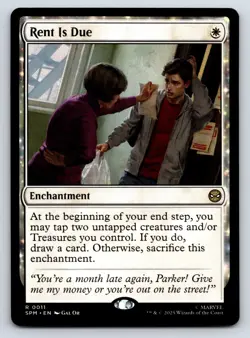 Rent Is Due MTG Magic the Gathering R Marvel's Spider-Man 11 NM - Image 1