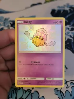 Inkay SHINY SV17/SV94 Hidden Fates NM Holo Foil Rare Pokemon Card - Image 1