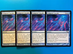 MTG 4x Temporal Cascade # 52 Mirrodin Modern Magic the Gathering x4 LP - Image 1