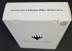 MTG Secret Lair x Hatsune Miku: Winter Diva Non-Foil Edition Japanese SEALED - Image 1
