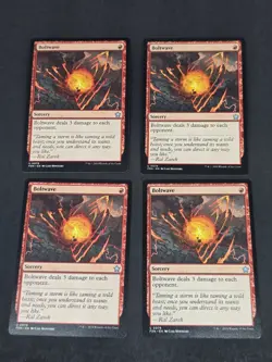 4 x Boltwave Foundations MTG Regular NM Magic The Gathering Playset - Image 3