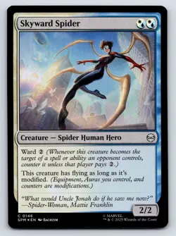 Skyward Spider MTG FOIL C Marvel's Spider-Man 146 NM - Image 1