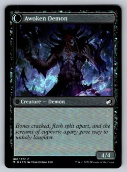 MTG Magic: The Gathering FOIL NM Innistrad Midnight Hunt Ecstatic Awakener 100 - Image 2