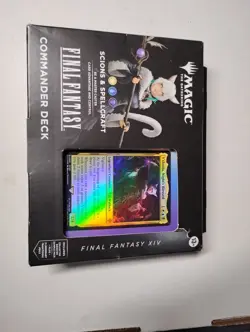 Magic SCIONS and SPELLCRAFT COMMANDER PRECON DECK FINAL FANTASY MTG New Sealed - Image 1