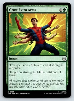 Grow Extra Arms MTG FOIL C Marvel's Spider-Man 101 NM - Image 1