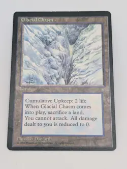 Glacial Chasm - Magic The Gathering MTG - Ice Age - Image 1